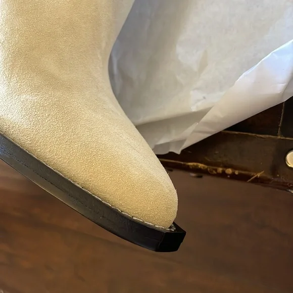 ISABEL MARANT Suede Boots in Ecru - NWT - Picture 7 of 16